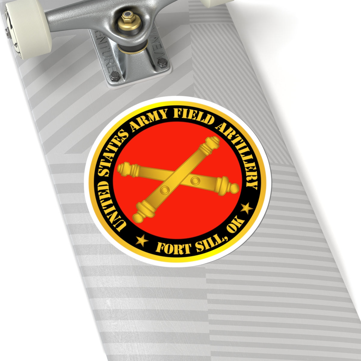 Kiss-Cut Stickers - US Army Field Artillery Ft SIll Ok w Branch