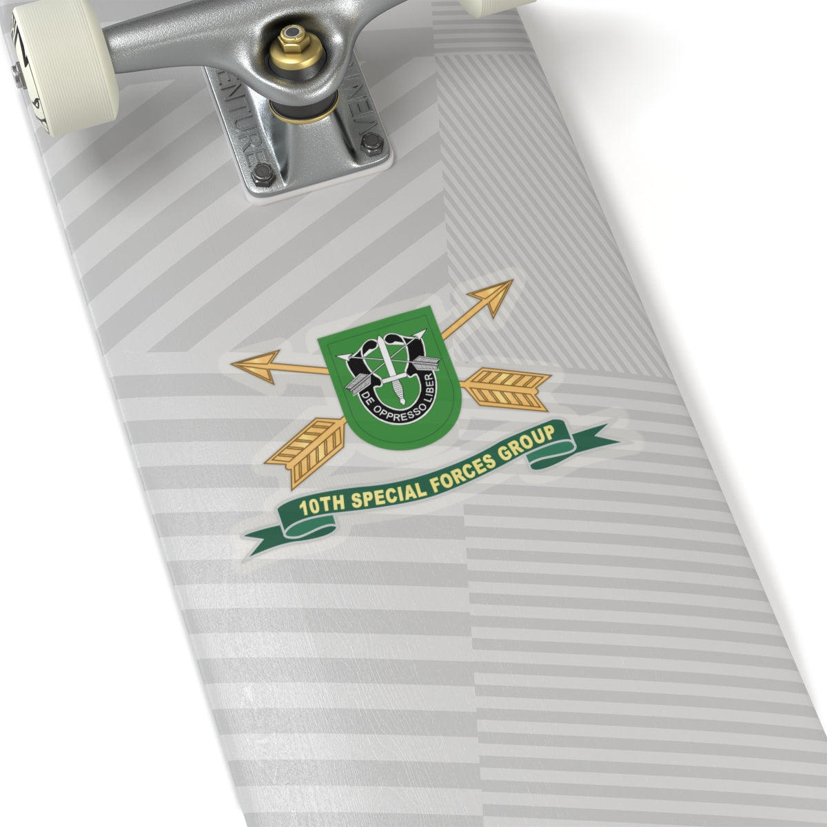 Kiss-Cut Stickers - 10th Special Forces Group - Flash w Br - Ribbon X 300