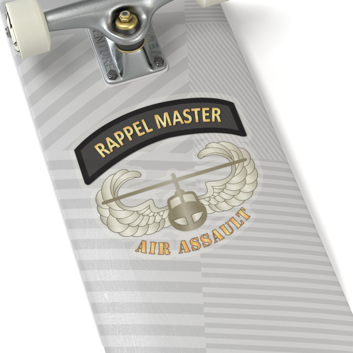 Kiss-Cut Stickers - Rappel Master Tab w Air Assault Badge