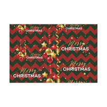 Load image into Gallery viewer, Gift Wrap Papers - Chevron Pattern - Christmas Wrapper - Merry Christmas
