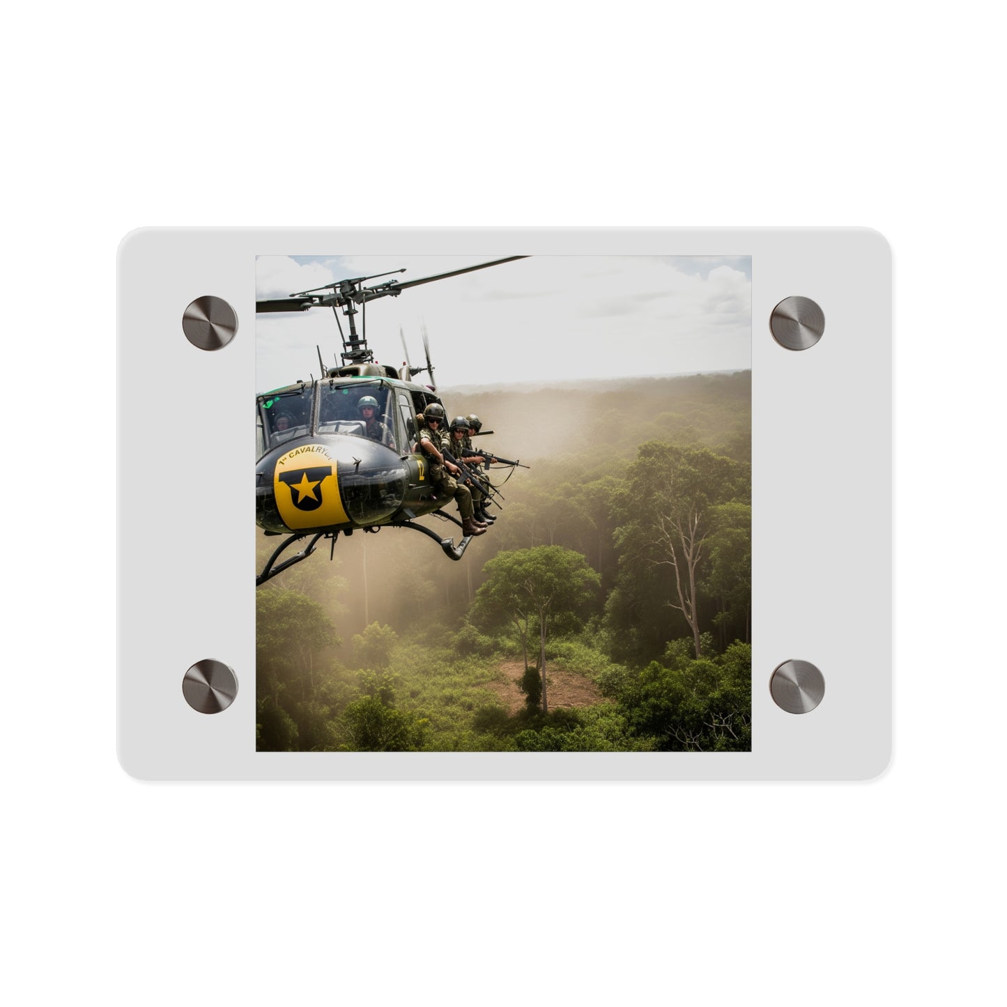 Acrylic Wall Art Panel - 1st Cavalry Division - Air Assault - Vietnam