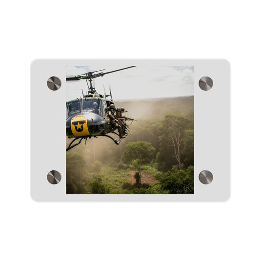 Acrylic Wall Art Panel - 1st Cavalry Division - Air Assault - Vietnam