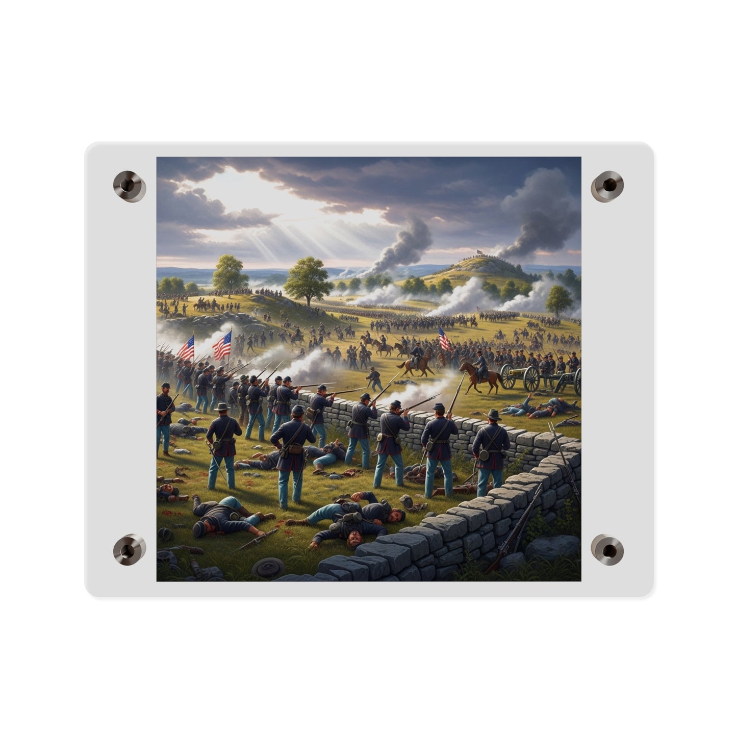 Acrylic Wall Art Panel - Battle of Gettysburg