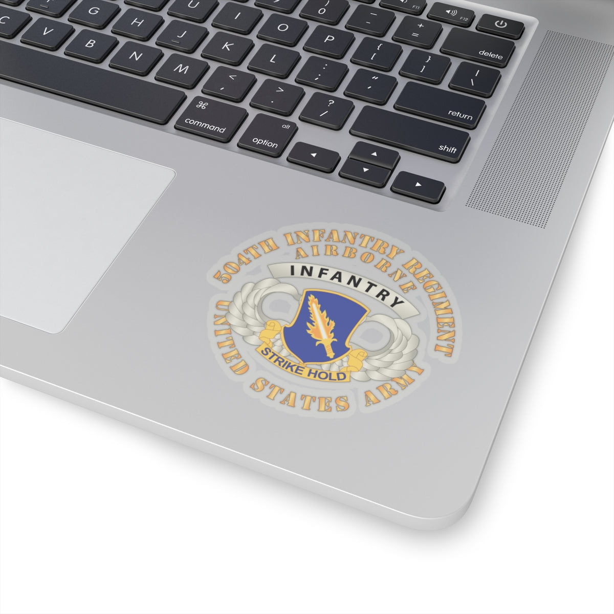 Kiss-Cut Stickers - Airborne Badge - 504th Infantry Regiment wo DS X 300