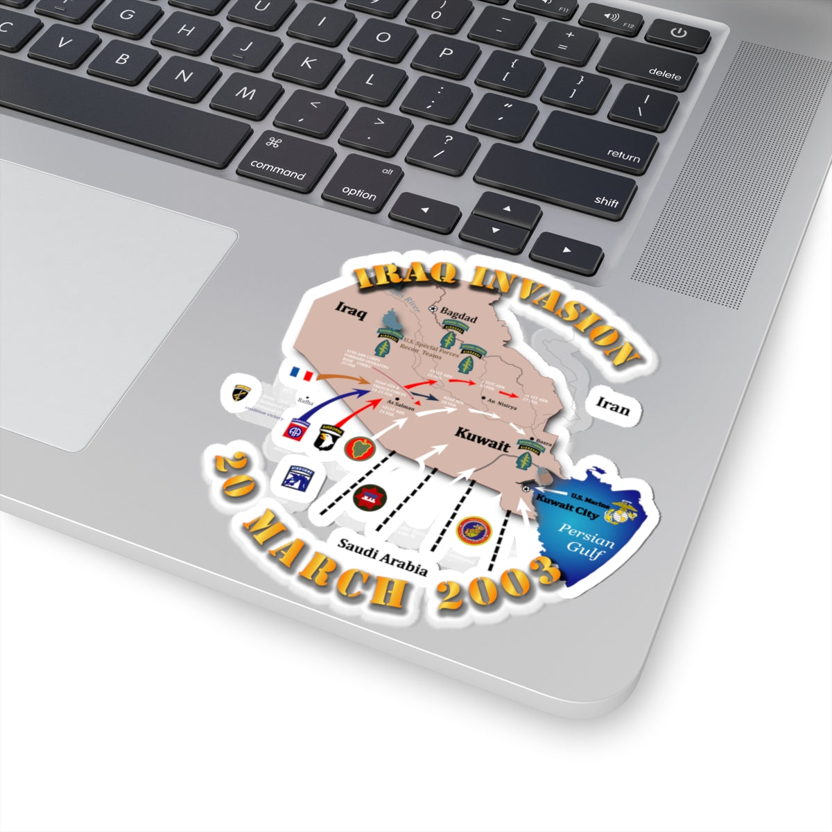 Kiss-Cut Stickers - Iraq Invasion -2