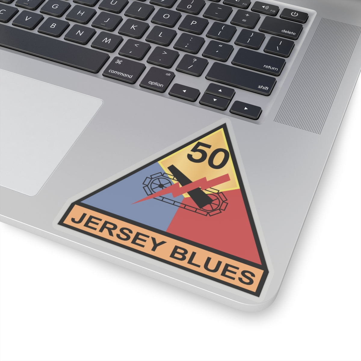 Kiss-Cut Stickers - 50th Armored Division - Jersey Blues wo Txt