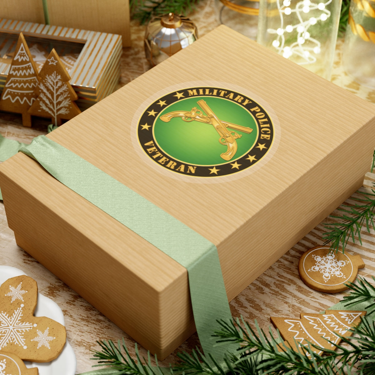 Kiss-Cut Stickers - Military Police Veteran