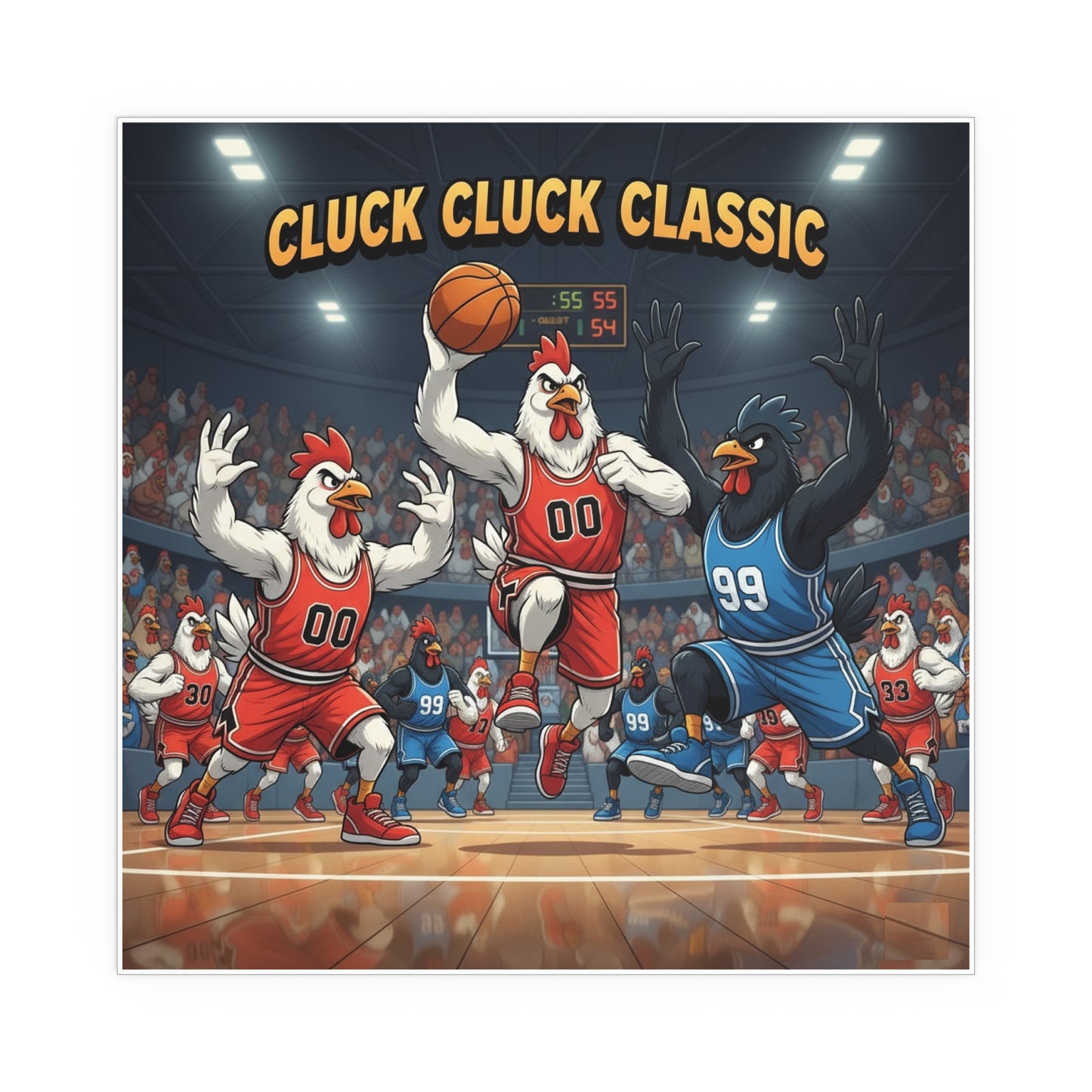 Indoor and Outdoor Silk Posters - Chicken Classic