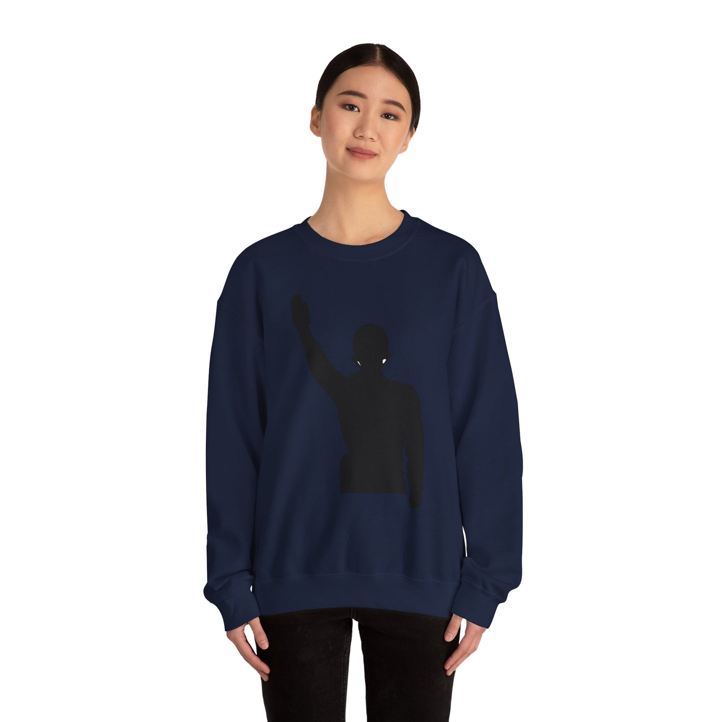 Crewneck Sweatshirt - Army - Soldier - Halt - Silhouette X 300