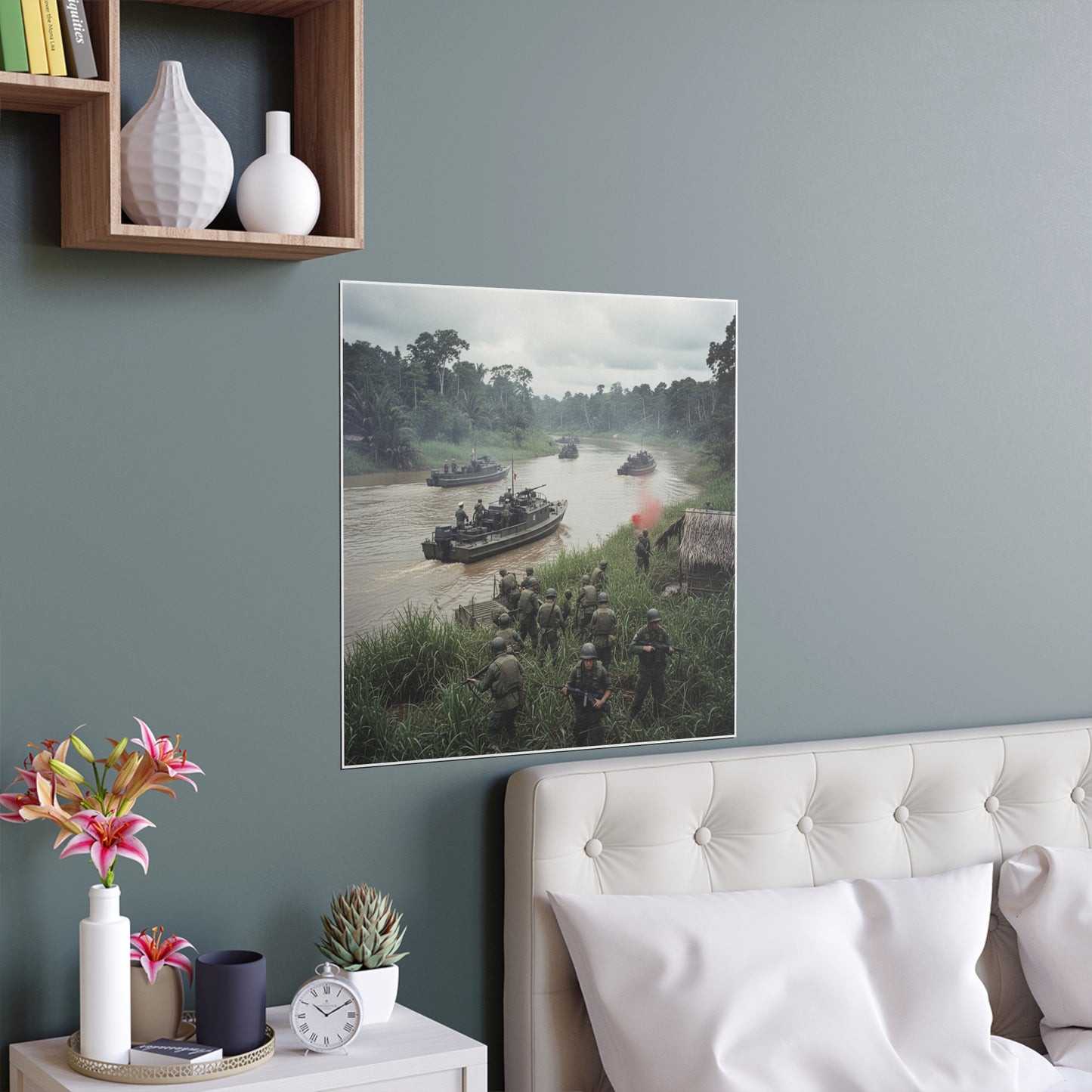 Indoor and Outdoor Silk Posters - MRF - 9th Infantry in the Mekong - Vietnam