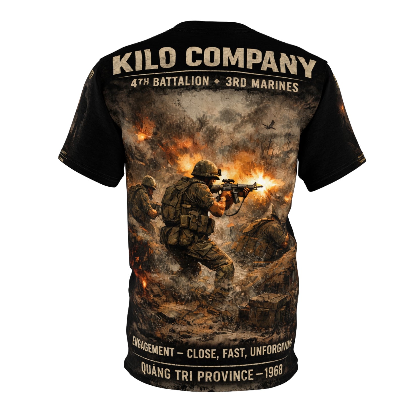 Marines Tribute Tee — "Movement to Contact" 2nd Platoon