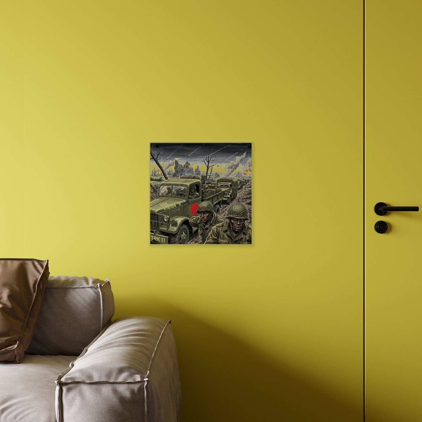 Acrylic Wall Art Panel - RedBall Express w RB