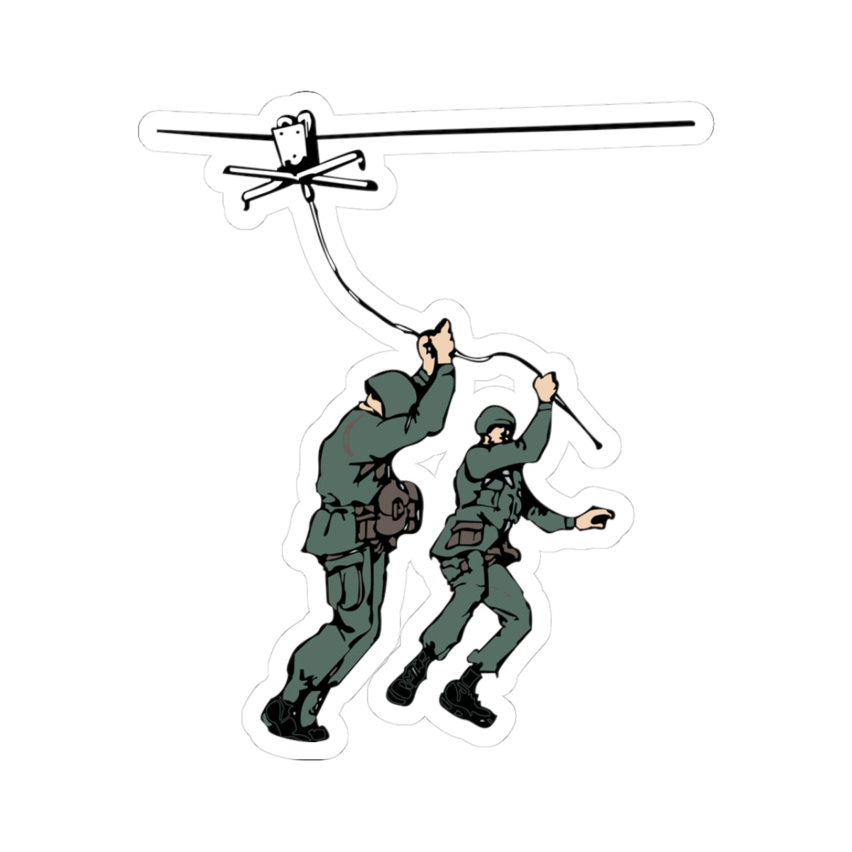 Kiss-Cut Stickers - Airborne - Lateral Drift Trainer X 300