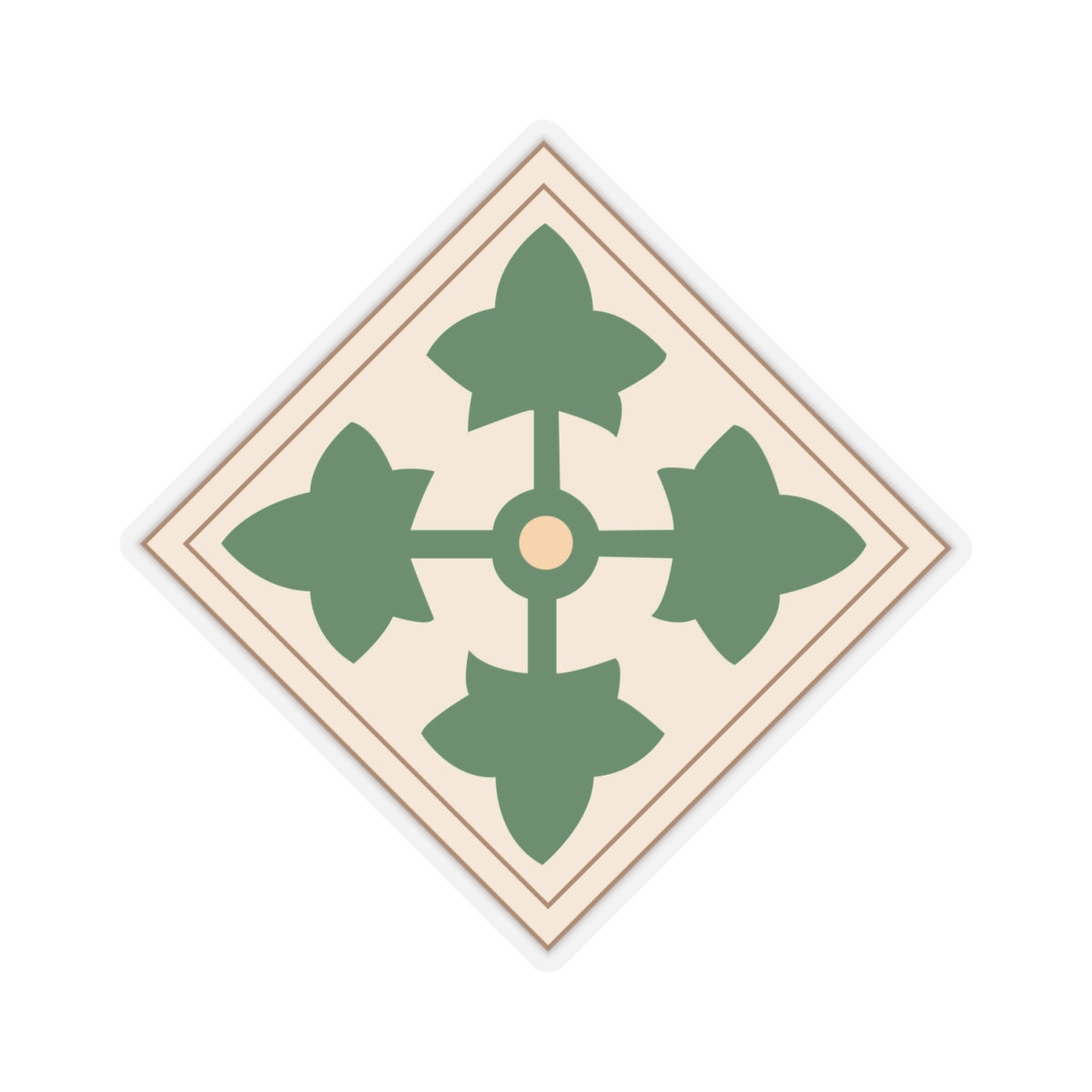 Kiss-Cut Stickers - 4th Infantry Division wo Txt