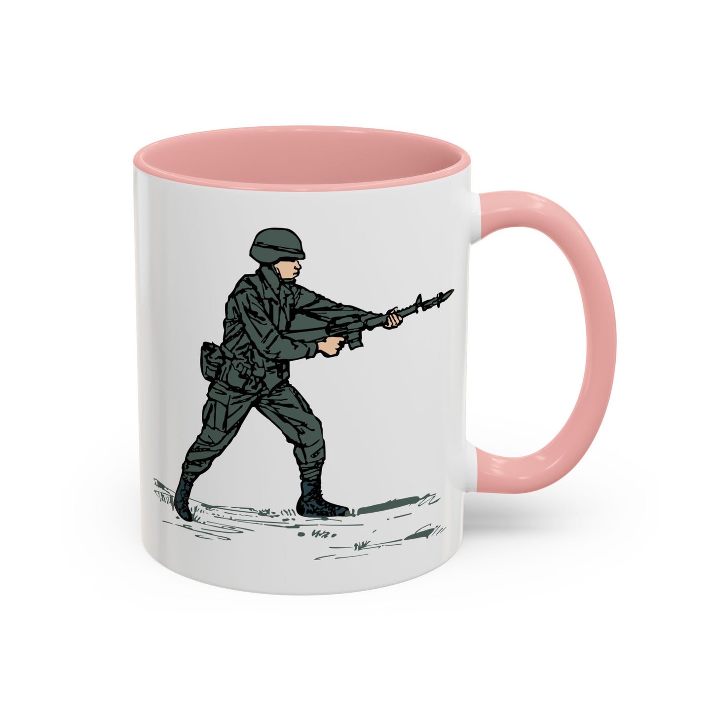 Accent Coffee Mug (11oz & 15oz) - Bayonet Training-Modified Thrust X 300