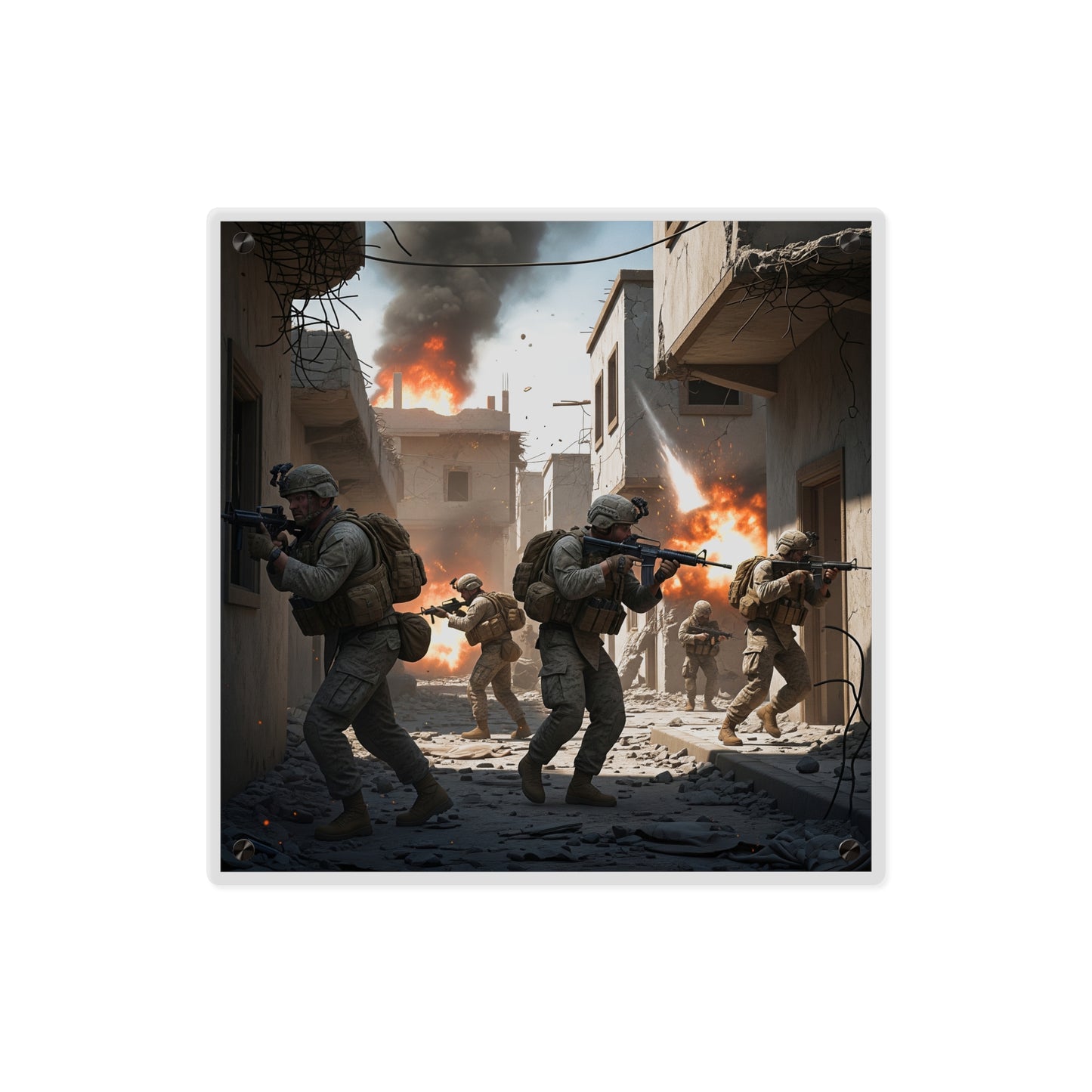 Acrylic Wall Art Panel - 2nd Battle of Fallajuh Iraq War