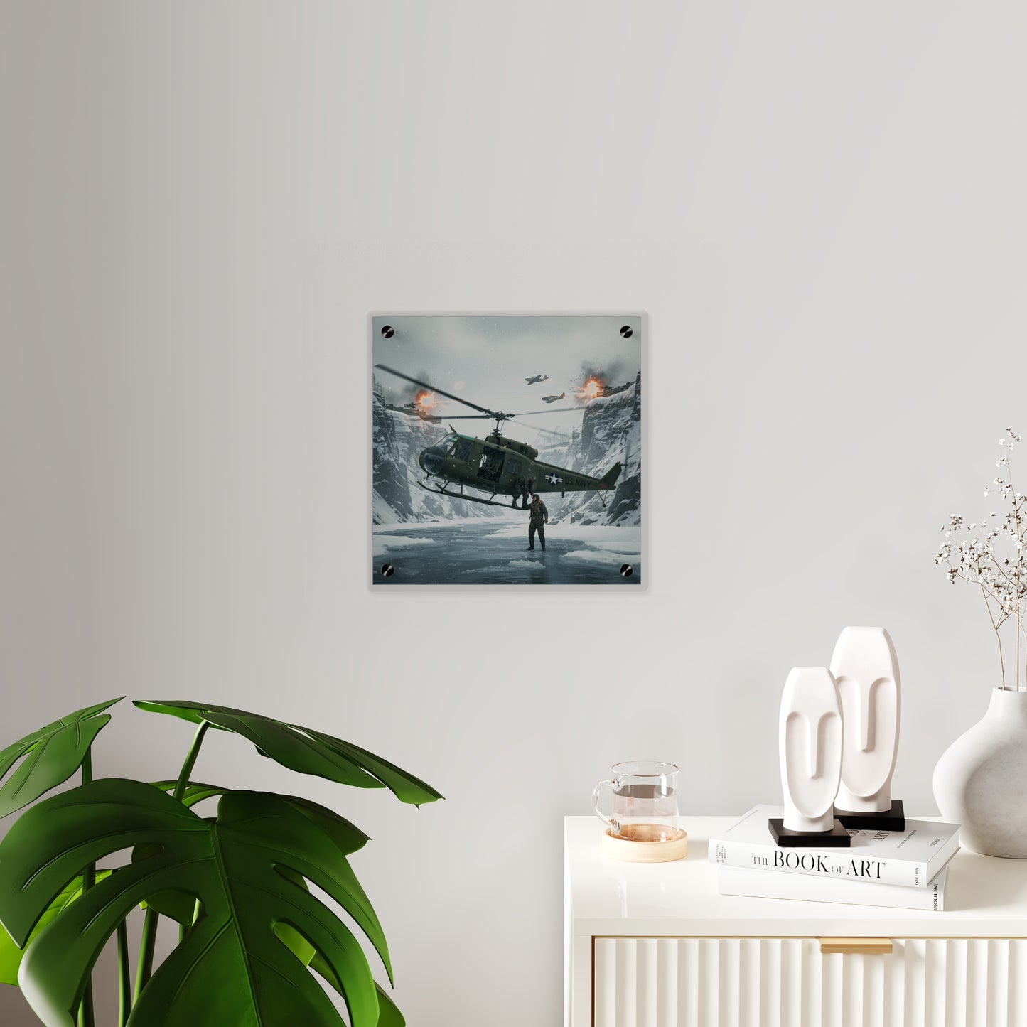 Acrylic Wall Art Panel - Rescue Mission from Majon-ni and Samdong-ni attack - Korean War