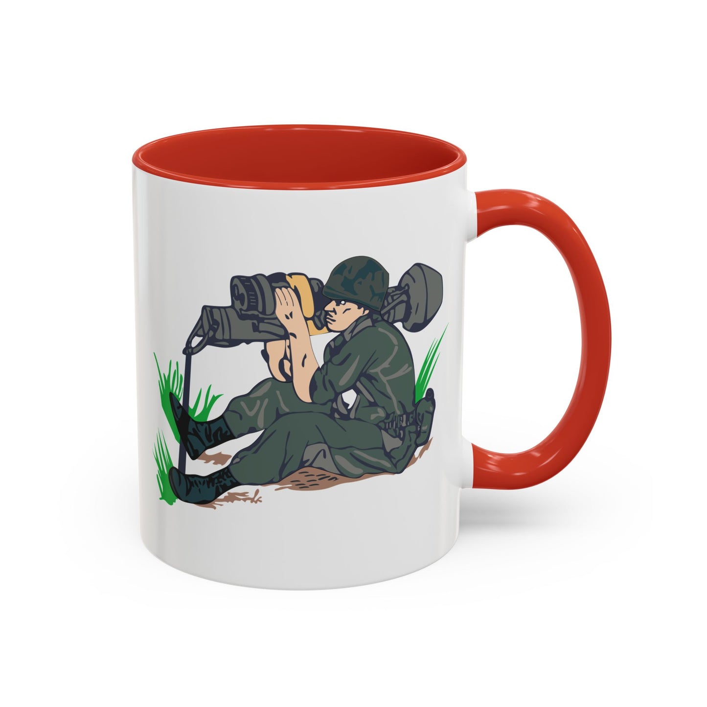 Accent Coffee Mug (11oz & 15oz) - Anti Armor M47 Dragon X 300