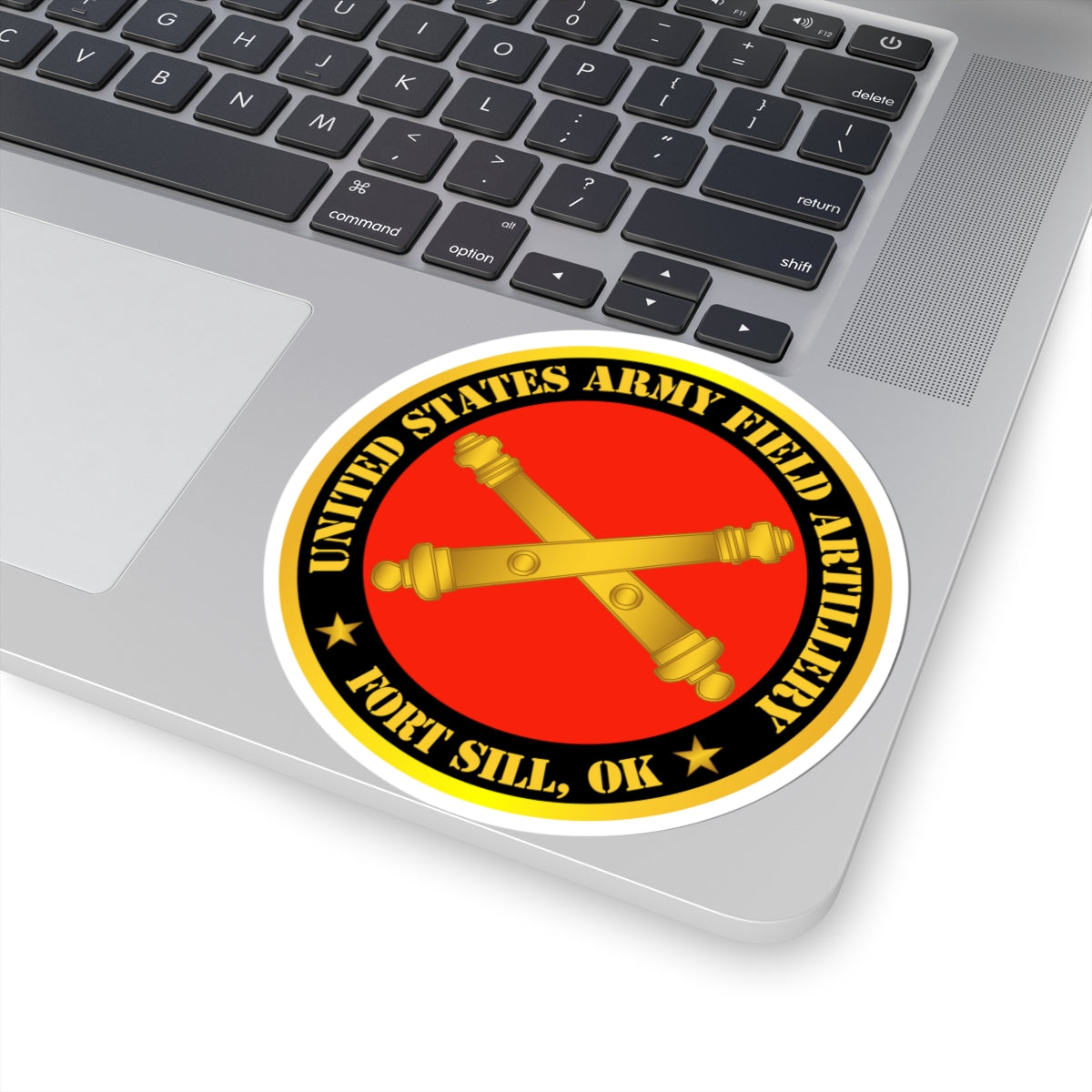 Kiss-Cut Stickers - US Army Field Artillery Ft SIll Ok w Branch