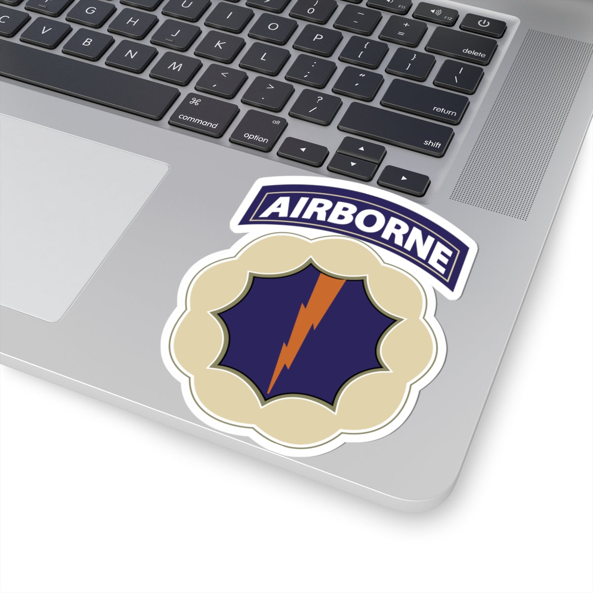 Kiss-Cut Stickers - 9th Airborne Division - Phantom - SSI wo Txt X 300