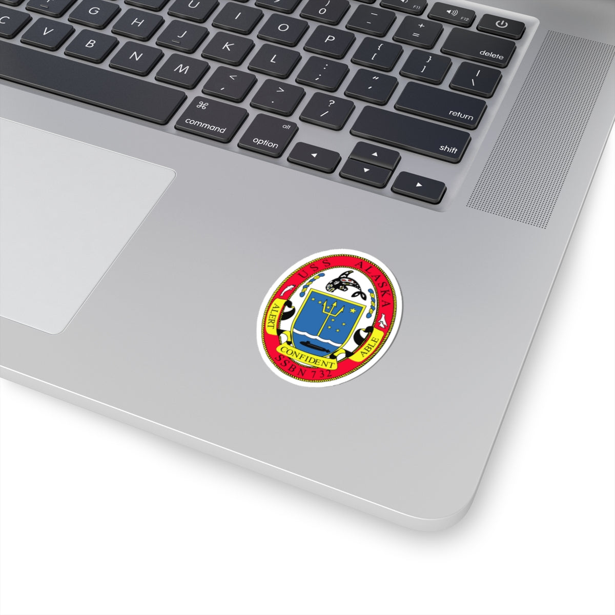 Kiss-Cut Stickers - Navy - USS Alaska (SSBN 732) wo Txt