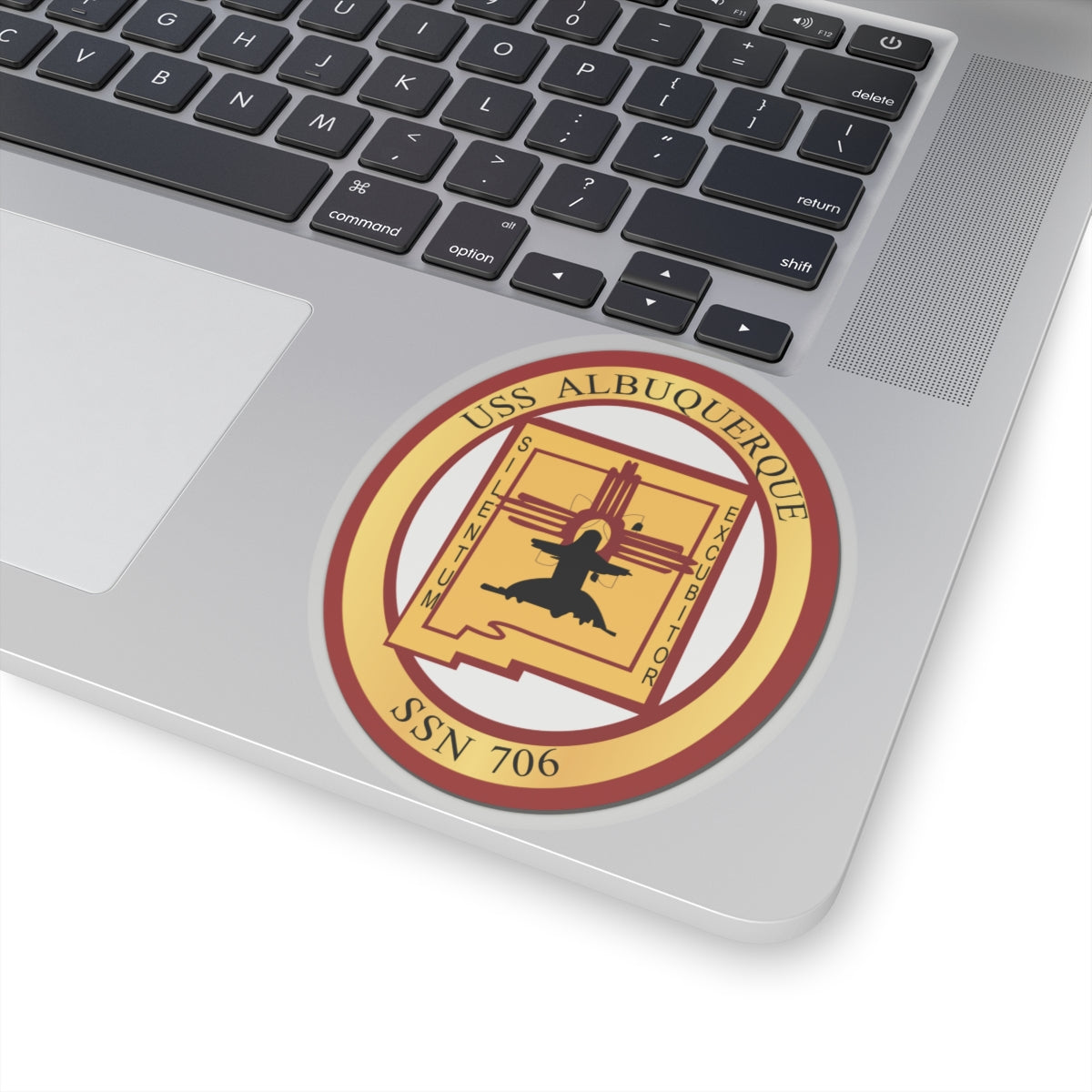 Kiss-Cut Stickers - Navy - USS Albuquerque (SSN-706) wo Txt