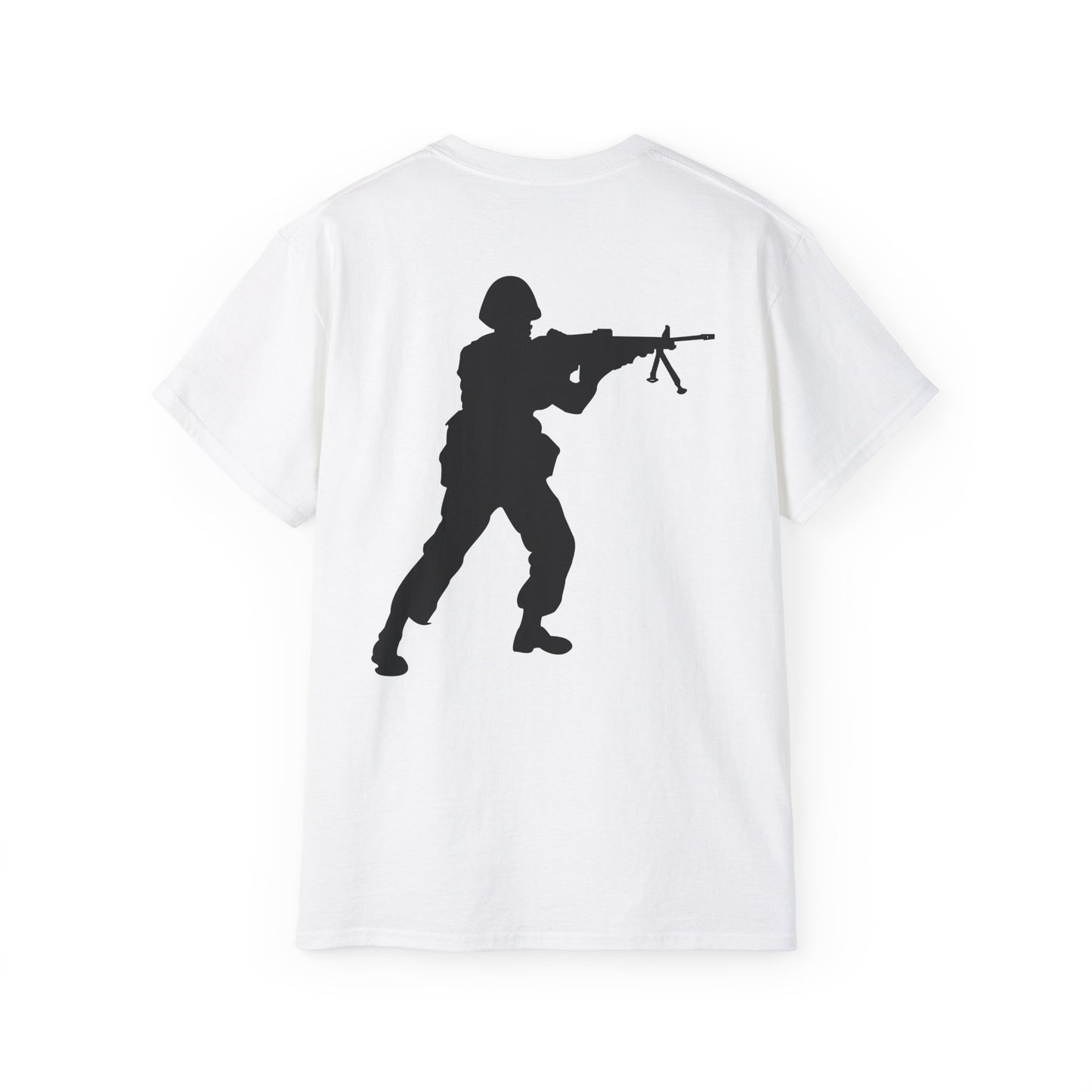 Unisex Ultra Cotton Tee - Army - Soldier - Halt - Silhouette X 300