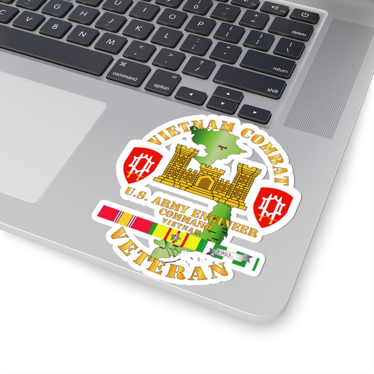 Kiss-Cut Stickers - Vietnam Combat Engineer - Engineer Command Vietnam w SVC