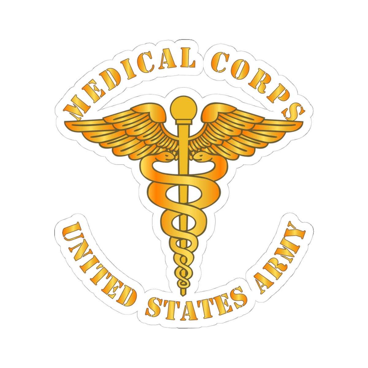 Kiss-Cut Stickers - Medical Corps - US Army