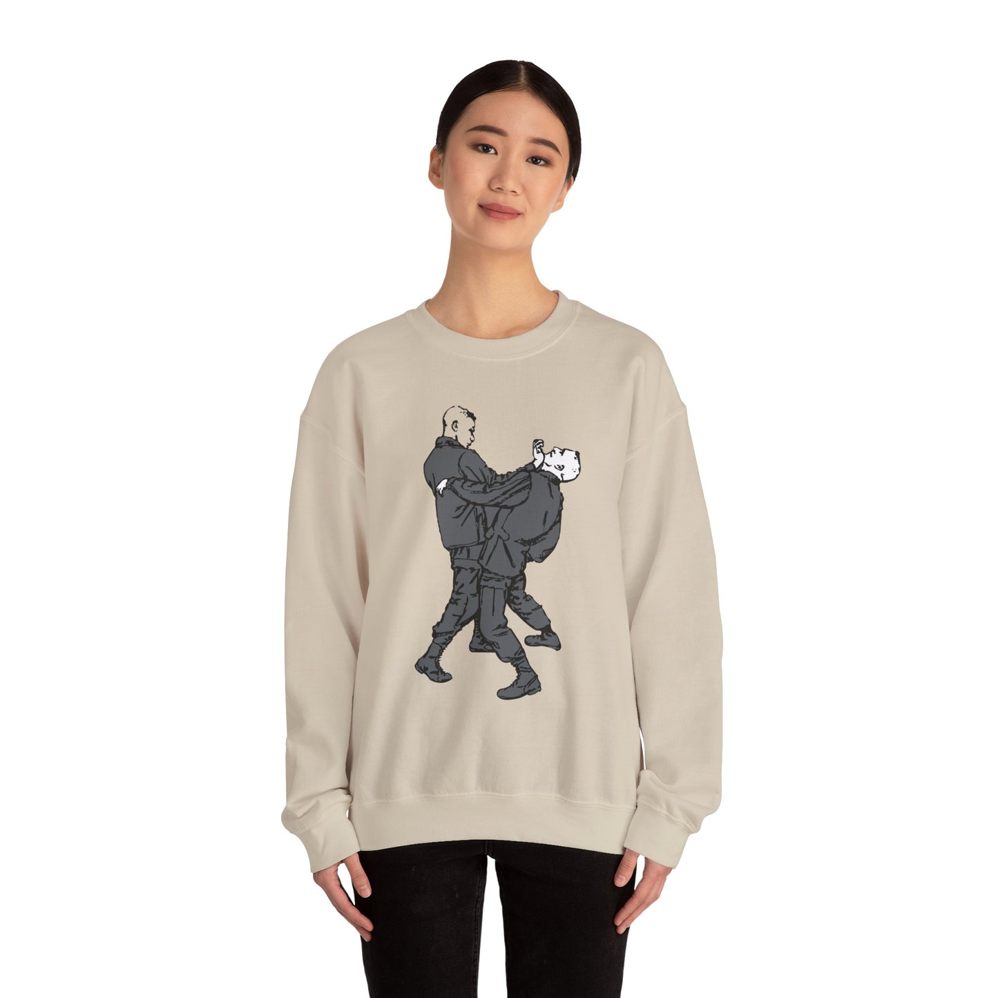 Crewneck Sweatshirt - Palm-Heel Strike to Chin X 300