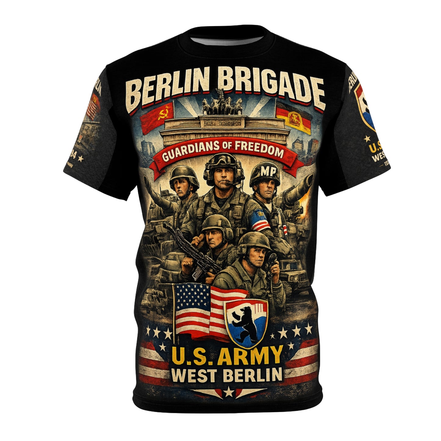 Berlin Brigade Veterans Tribute Tee — All-Over Print
