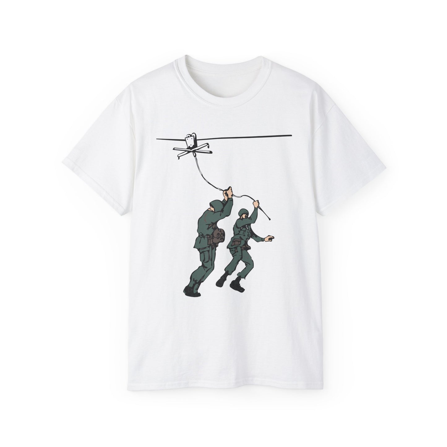 Unisex Ultra Cotton Tee - Airborne - Lateral Drift Trainer X 300