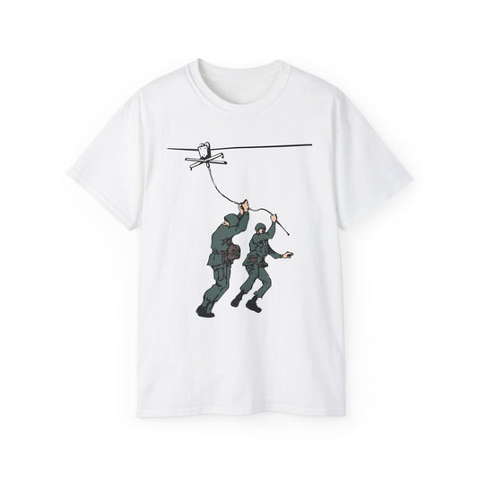 Unisex Ultra Cotton Tee - Airborne - Lateral Drift Trainer X 300