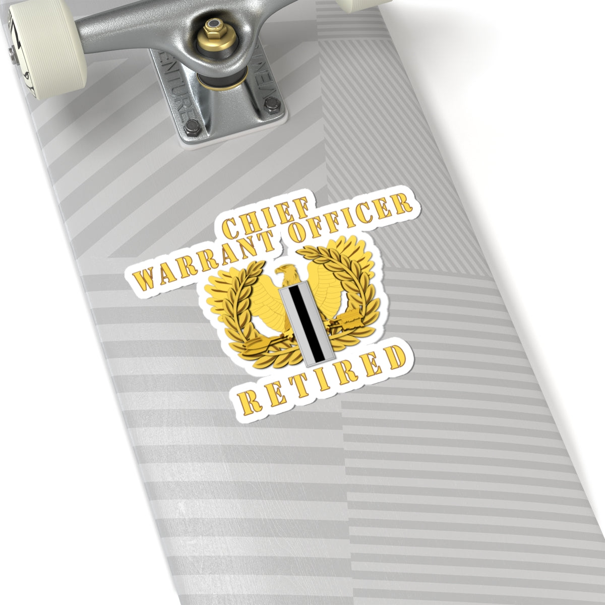 Kiss-Cut Stickers - Chief Warrant Officer 5 - CW5 - Retired