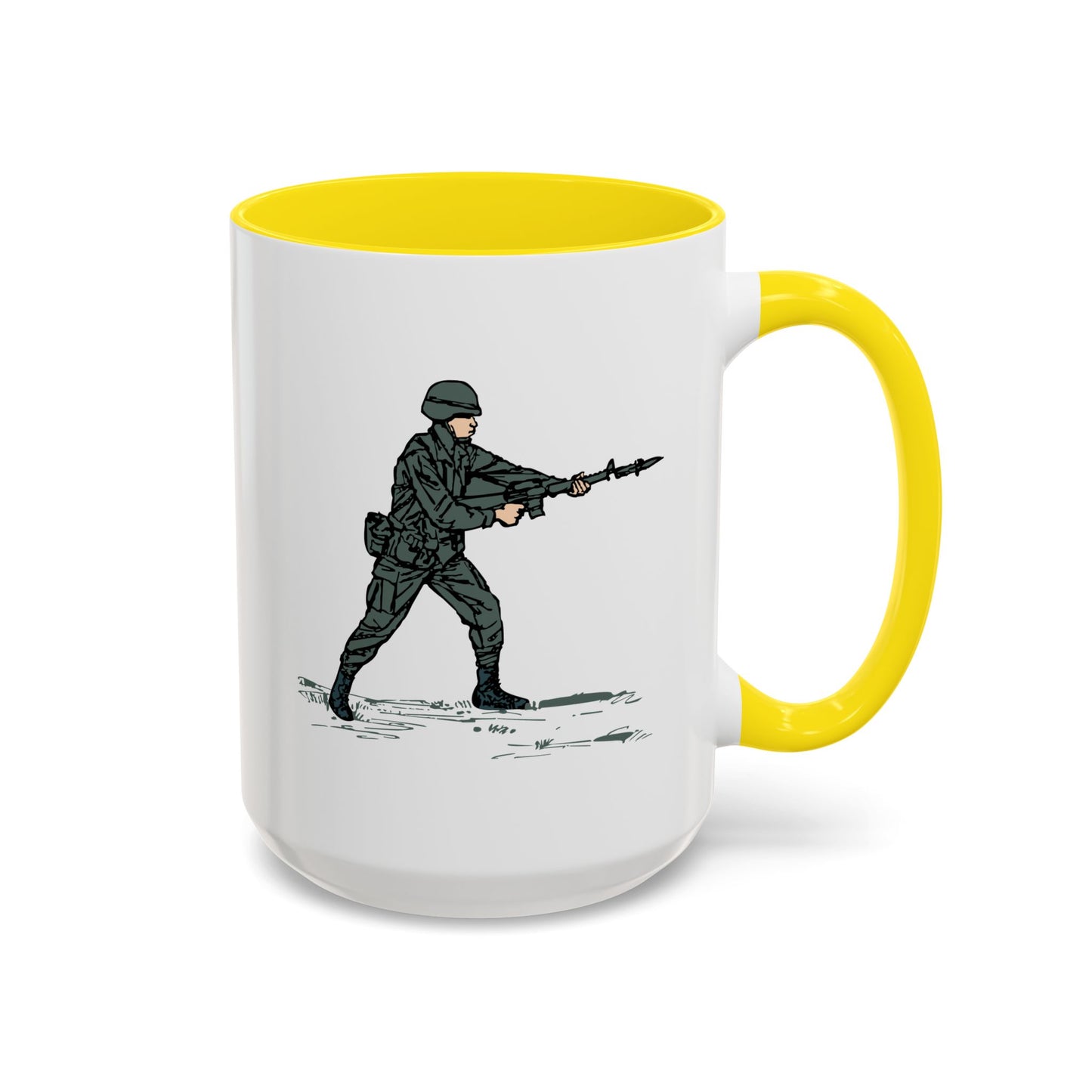 Accent Coffee Mug (11oz & 15oz) - Bayonet Training-Modified Thrust X 300