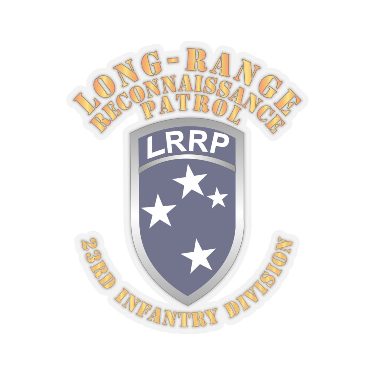 Kiss-Cut Stickers - SOF - 23rd ID - LRRP