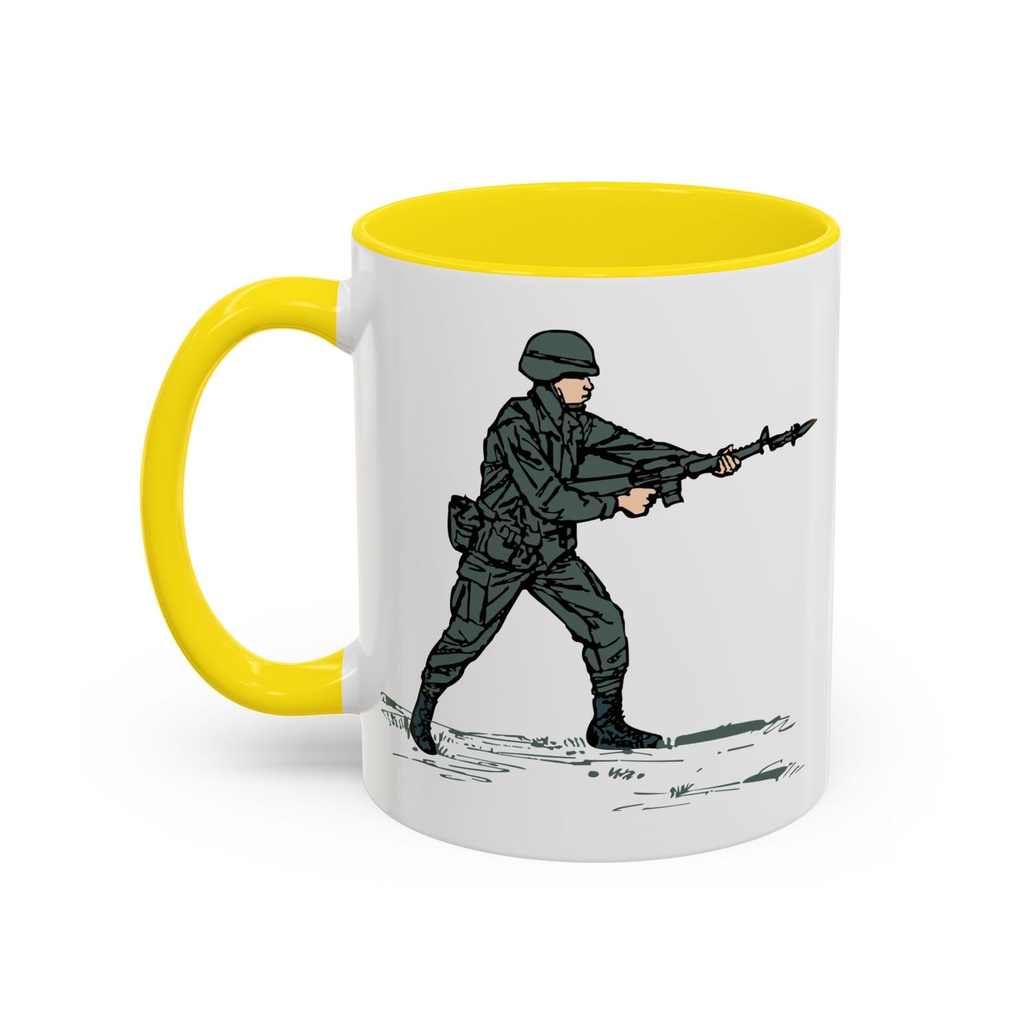 Accent Coffee Mug (11oz & 15oz) - Bayonet Training-Modified Thrust X 300