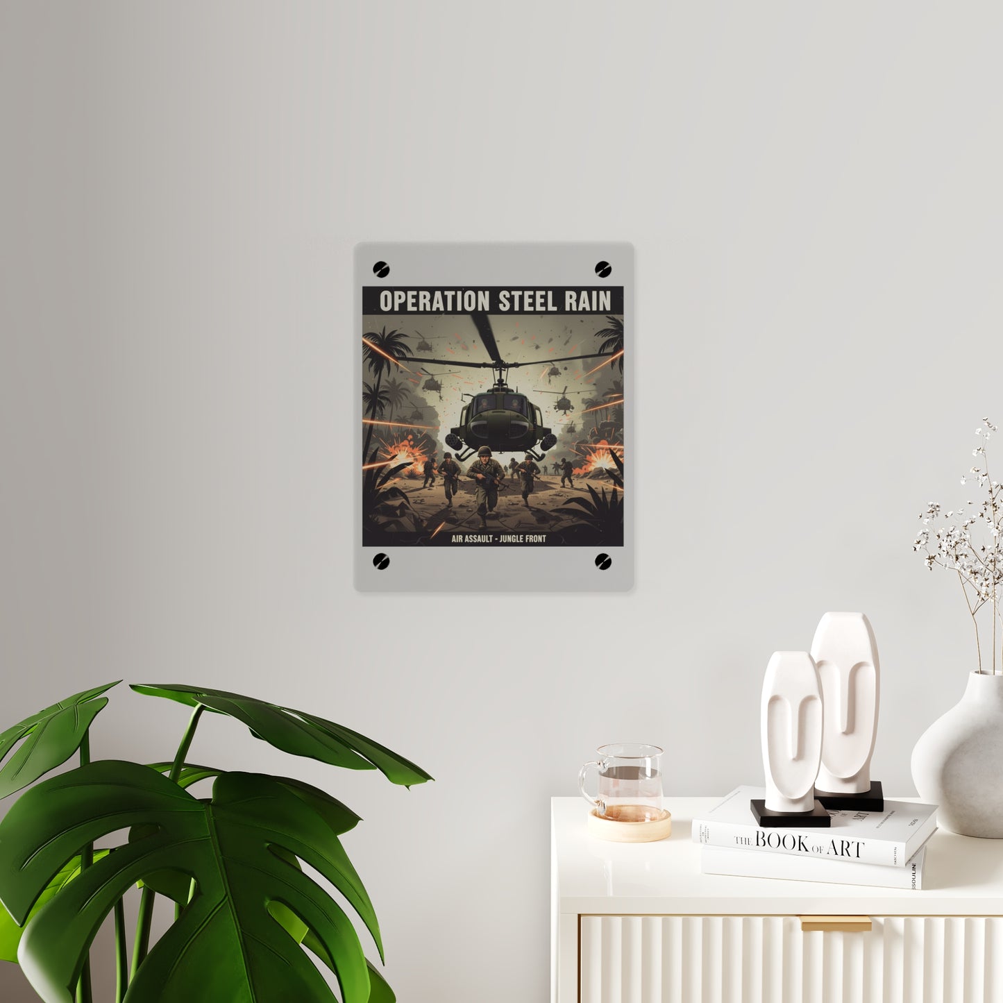 Acrylic Wall Art Panel - Air Assault - Vietnam - Operation Steel Rain
