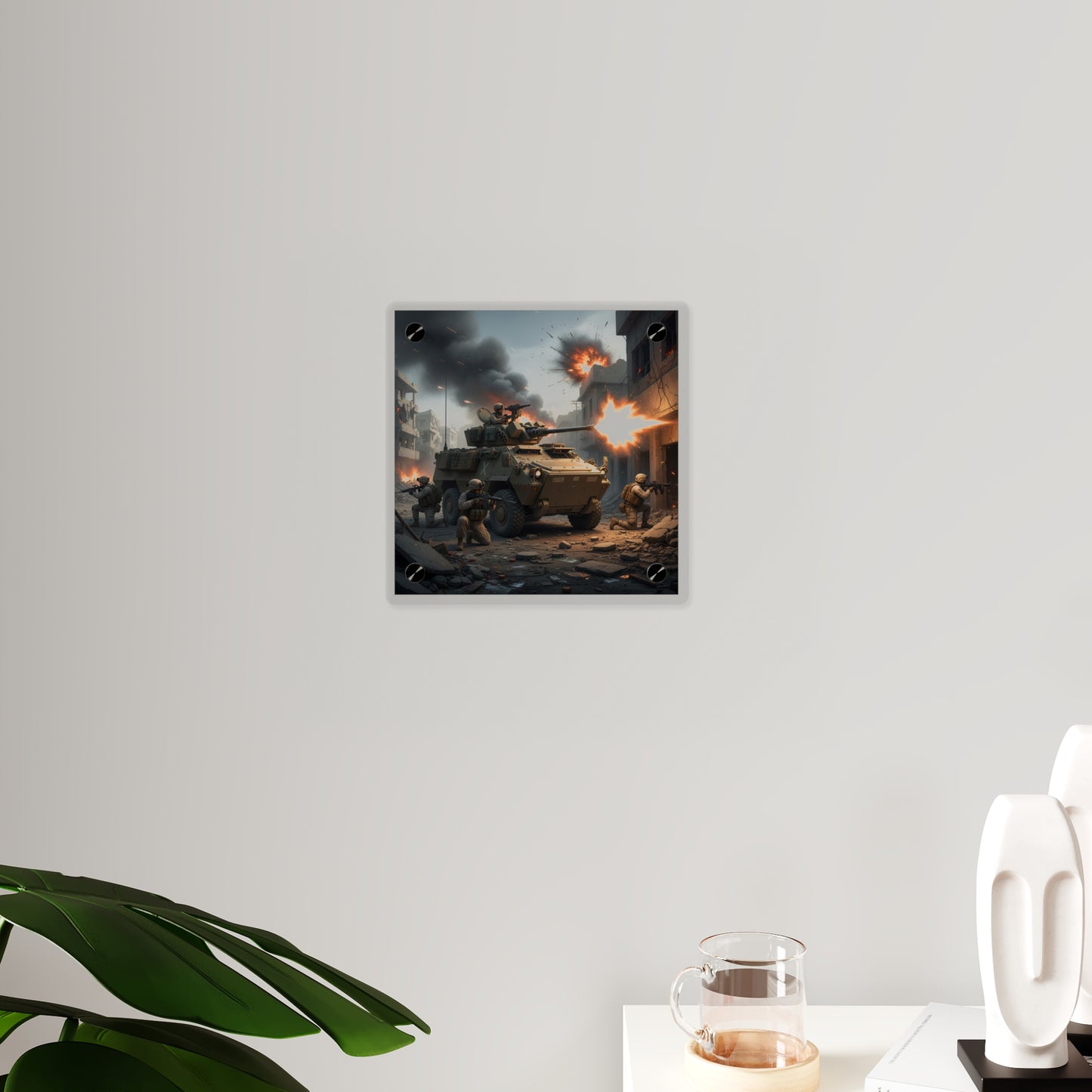 Acrylic Wall Art Panel - Marine LAV in support of the 2nd Battle of Fallujah