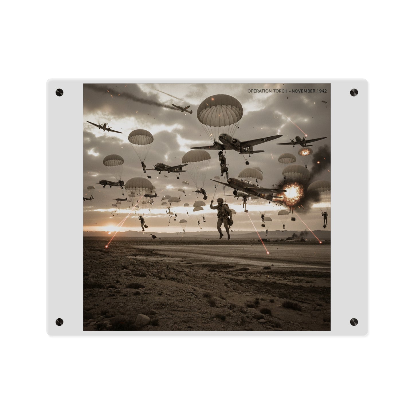 Acrylic Wall Art Panel - Operation Torch Nov 1942