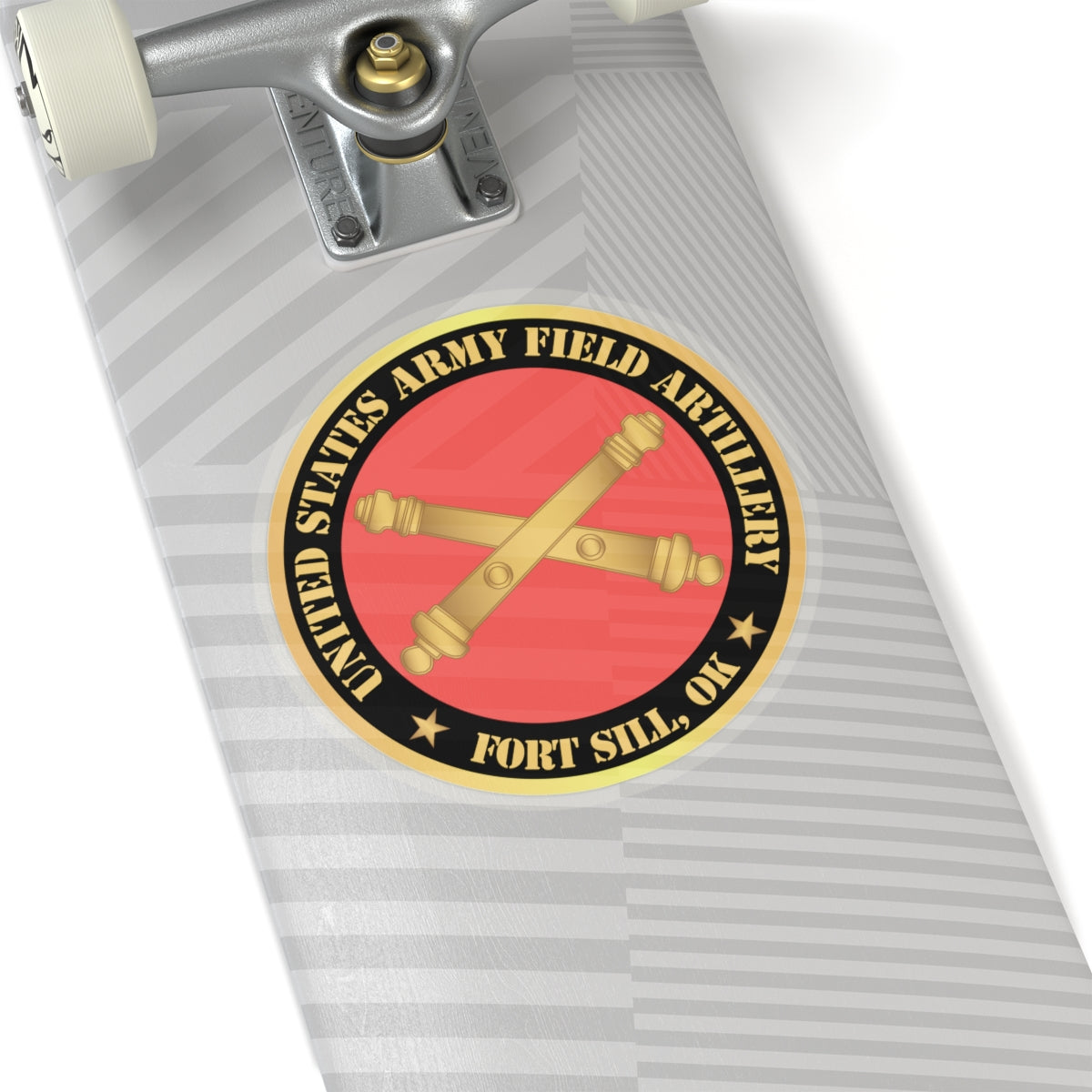Kiss-Cut Stickers - US Army Field Artillery Ft SIll Ok w Branch