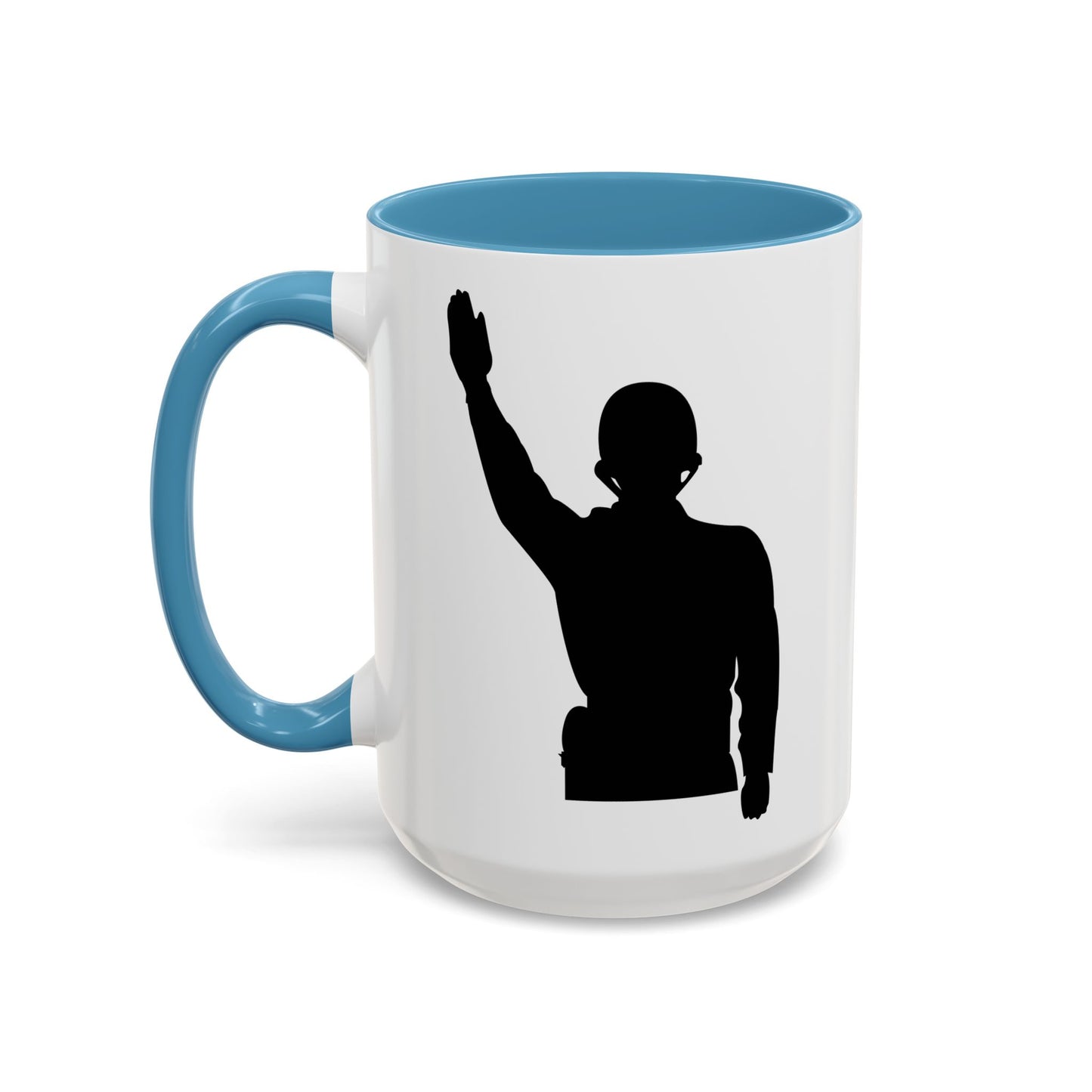 Accent Coffee Mug (11oz & 15oz) - Army - Soldier - Halt - Silhouette X 300