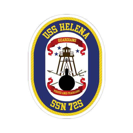 Kiss-Cut Stickers - Navy - USS Helena (SSBN 725) wo Txt