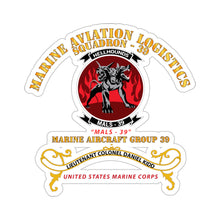 Load image into Gallery viewer, Kiss-Cut Stickers - USMC - Marine Aviation Logistics Squadron 39 - MALS 39 - Kidd
