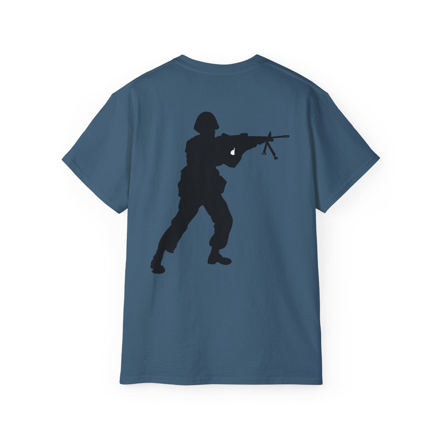 Unisex Ultra Cotton Tee - Army - Soldier - Halt - Silhouette X 300