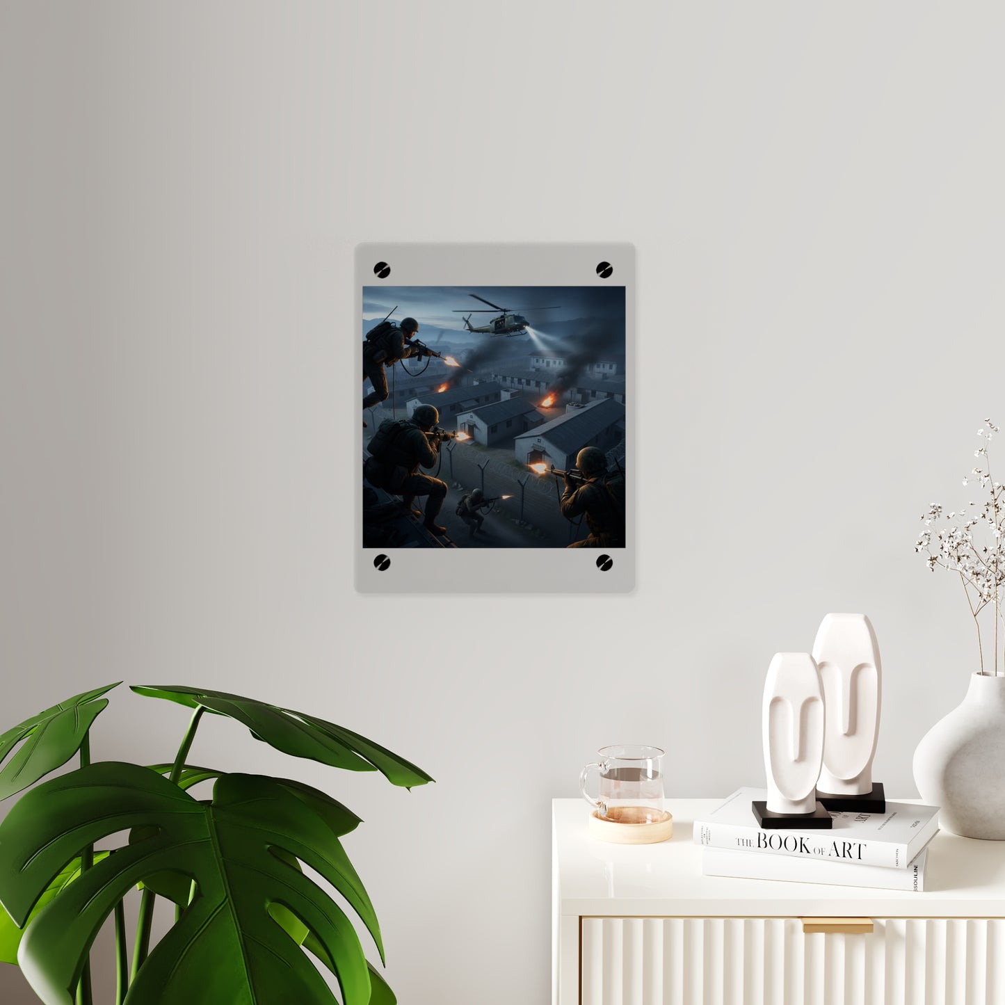 Acrylic Wall Art Panel - Son Tay Rescue during the Vietnam War