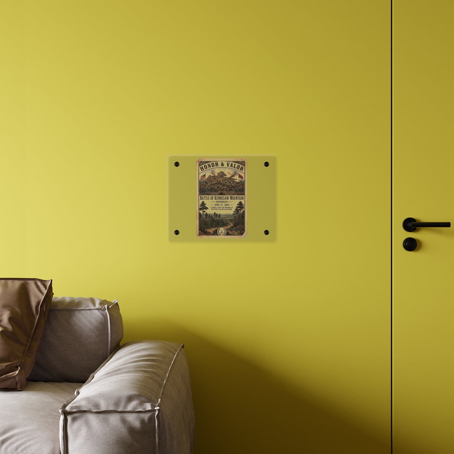 Acrylic Wall Art Panel - Battle of Kennesaw Mountain