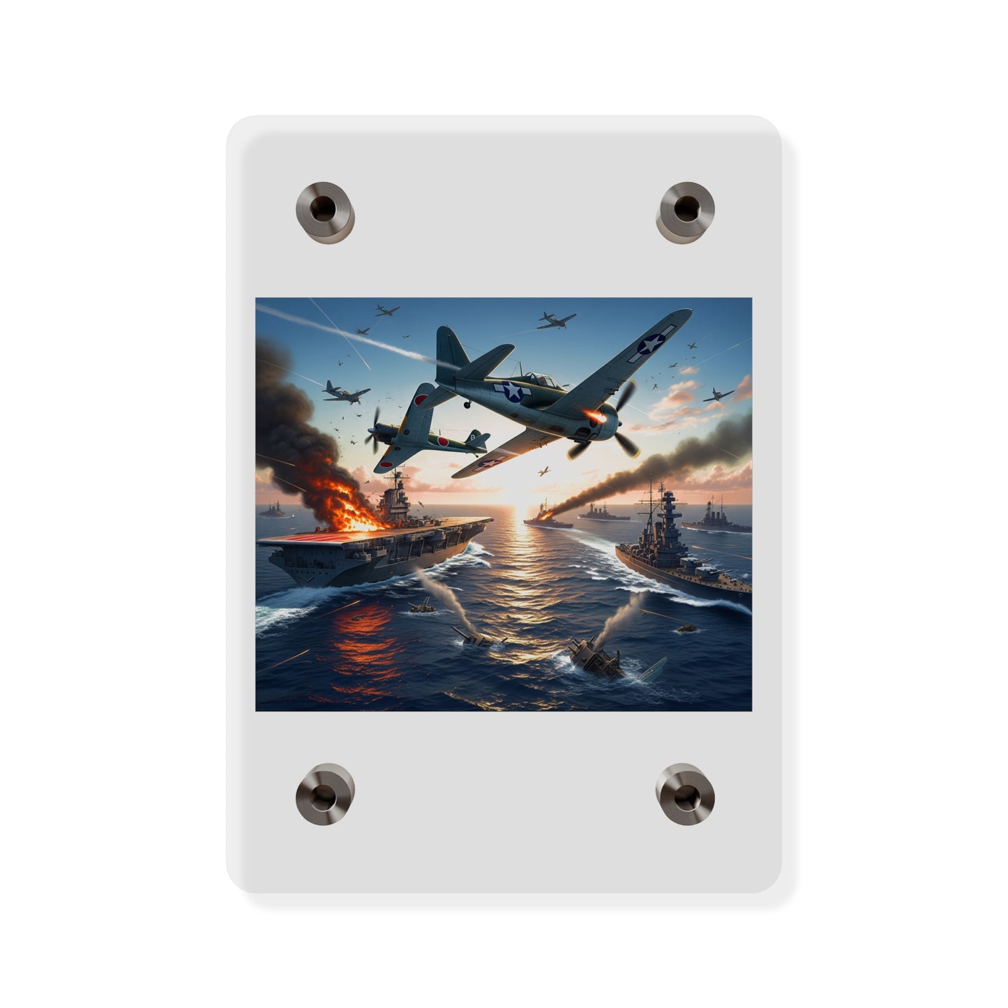 Acrylic Wall Art Panel - Battle of Midway