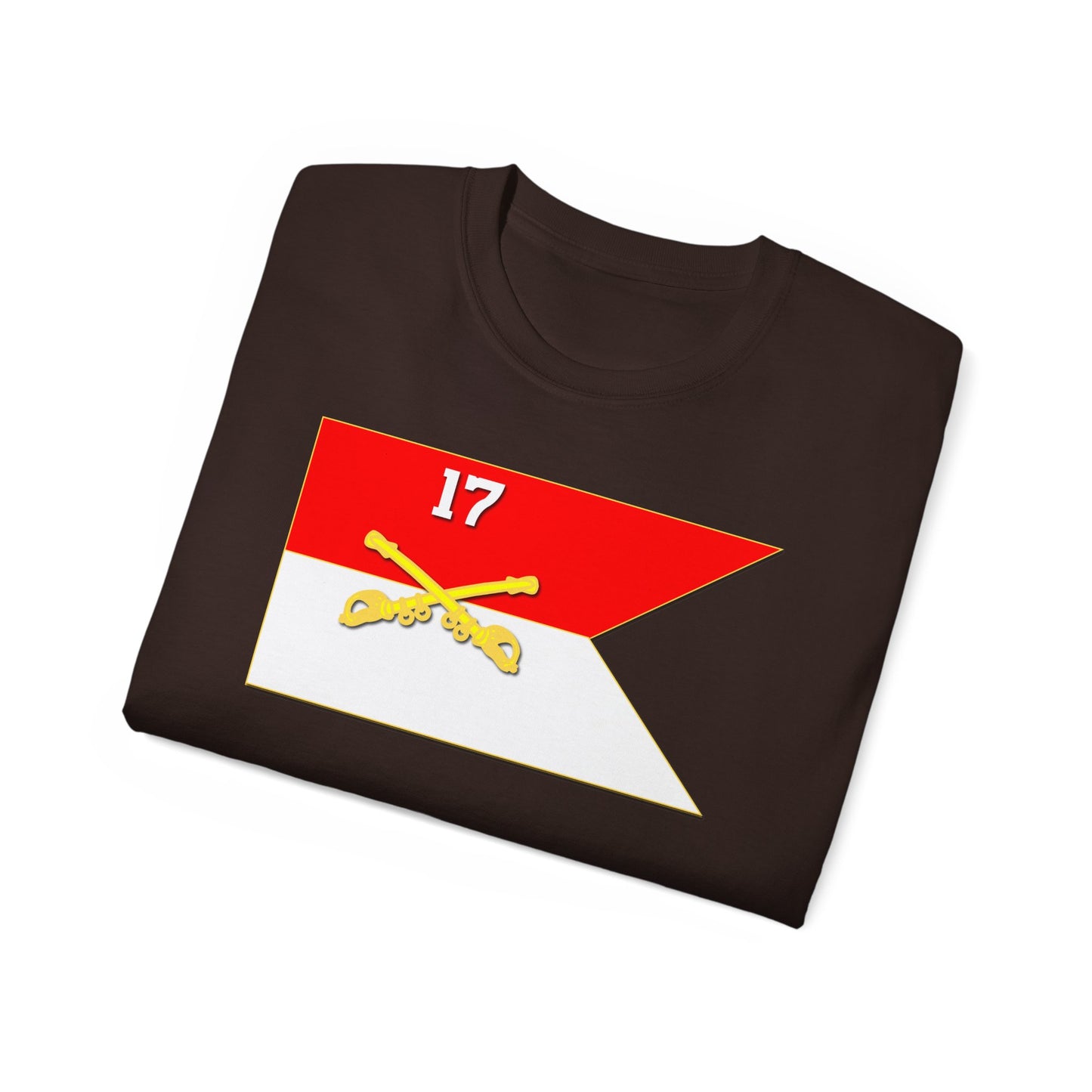 Unisex Ultra Cotton Tee - 17th Cavalry Guidon