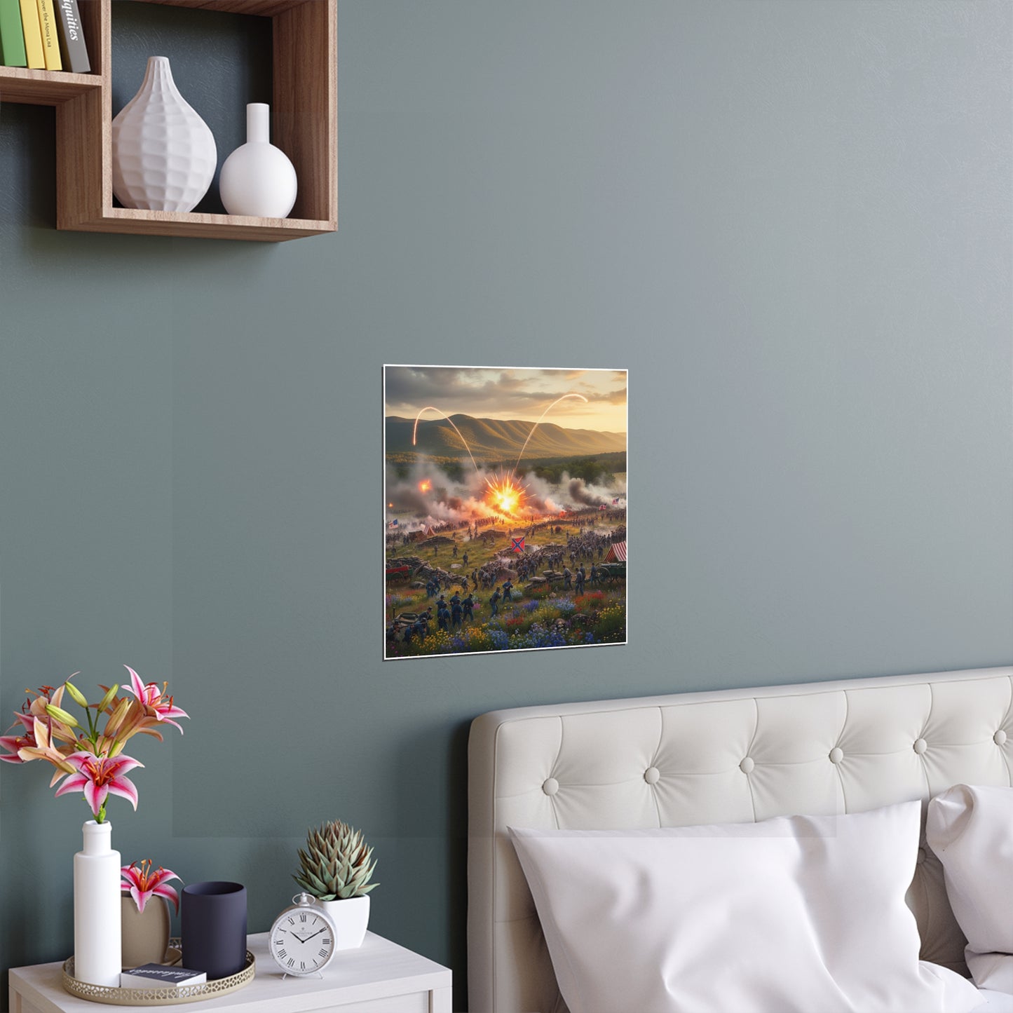 Indoor and Outdoor Silk Posters - US Civil War Battle - Battle of Kennesaw Mountain Georgia